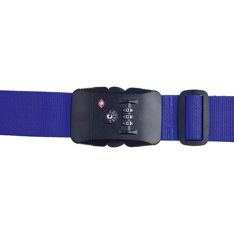 Rubytec Migrator TSA 3 Dial Luggage Strap Blue 1 Rubytec Migrator TSA 3 Dial Luggage Strap Blue