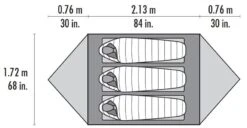 MSR Mutha Hubba NX / 3 Persoons Tent Groen -Cres Tenten Winkel 34238 msr mutha hubba nx 3 persoons tent green