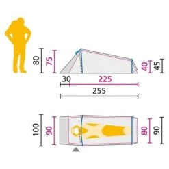 Jack Wolfskin Gossamer 1 / 1 Persoons Tent Donkergroen -Cres Tenten Winkel 66200 jack wolfskin gossamer 1 1 persoons tent