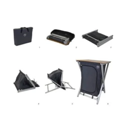 Defa Easy Folding Bamboe 60 X 49 X 82 Campingkast -Cres Tenten Winkel 69335 defa easy folding60 x 49 x 82 campingkast