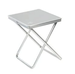 Bo-Camp Krukje Met Oplegblad Grijs -Cres Tenten Winkel 72372 camp gear kruk met oplegblad