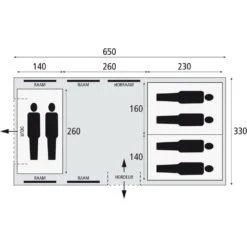 Bardani Porto Grande 650 RSTC - 6 Persoons Tent Beige -Cres Tenten Winkel 77413 bardani porto grande 650 rstc 6 persoons tent