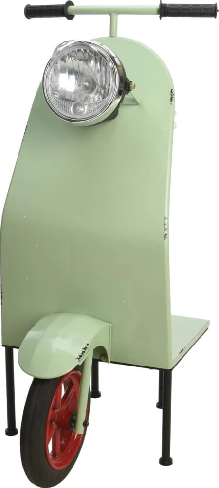 ML Deco Scooter Met Tafel Groen 1 ML Deco Scooter Met Tafel Groen