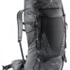 Deuter Futura Air Trek 50 + 10 Rugzak Zwart