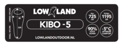 Lowland KIBO -5 Mummy Slaapzak Dons Blauw -Cres Tenten Winkel 83739 lowland kibo5 mummy slaapzak dons