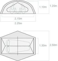 Exped Lyra II / 2 Persoons Tent -Cres Tenten Winkel 84128 exped lyra ii 2 persoons tent