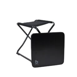 Bo-Camp Krukje Met Oplegblad Zwart -Cres Tenten Winkel 84543 bo camp krukje met oplegblad