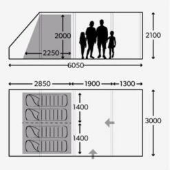 Dometic Rarotonga FTT 401 TC 4-persoons Opblaastent -Cres Tenten Winkel 85417 dometic rarotonga ftt 401 tc 4 persoons opblaastent