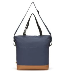 Pacsafe GO Crossbody Tote Anti-diefstal Schoudertas Blauw -Cres Tenten Winkel 87525 pacsafe go crossbody tote anti diefstal schoudertas