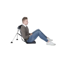 Bo-Trail Backpackers Chair Lichtgewicht Stoel - Grijs -Cres Tenten Winkel 90757 bo trail backpackers chair lichtgewicht stoel grijs