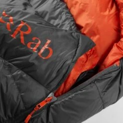 RAB Ascent 500 Long Mummy Slaapzak Dons Donkergrijs -Cres Tenten Winkel 91388 rab ascent 500 long mummy slaapzak dons