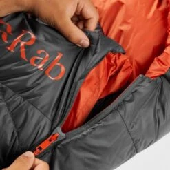 RAB Ascent 500 Long Mummy Slaapzak Dons Donkergrijs -Cres Tenten Winkel 91389 rab ascent 500 long mummy slaapzak dons