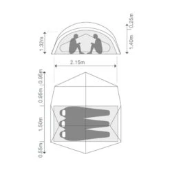 Exped Outer Space III / 3 Persoons Tent -Cres Tenten Winkel 92145 exped outer space iii