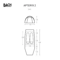 Bach Apteryx 2 / 2 Persoons Tent Donkergroen -Cres Tenten Winkel 96073 bach apteryx 2 2 persoons tent