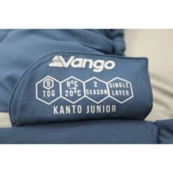 Vango Kanto Junior Mummy Kinderslaapzak Synthetisch Blauw -Cres Tenten Winkel 96444 vango kanto junior kinderslaapzak