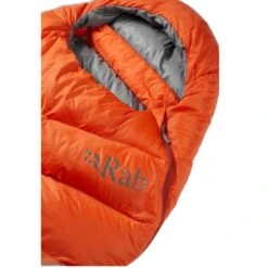 RAB Alpine 200 Long Mummy Slaapzak Dons Oranje -Cres Tenten Winkel 96740 rab alpine 200 long mummy slaapzak dons