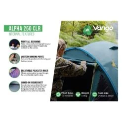 Vango Alpha 250 CLR / 2 Persoons Tent Blauw 8 Vango Alpha 250 CLR / 2 Persoons Tent Blauw -Cres Tenten Winkel 96954 vango alpha 250 clr 2 persoons tent