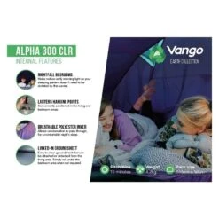 Vango Alpha 300 CLR / 3 Persoons Tent Blauw -Cres Tenten Winkel 96959 vango alpha 300 clr 3 persoons tent