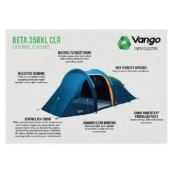 Vango Beta 350XL CLR / 3 Persoons Tent Blauw -Cres Tenten Winkel 96963 vango beta 350xl clr 3 persoons tent