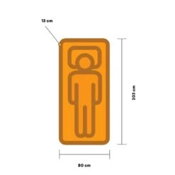 Human Comfort Chatou Ultra Light 1-Persoons Luchtbed -Cres Tenten Winkel 98288 human comfort airbed chatou ultra light